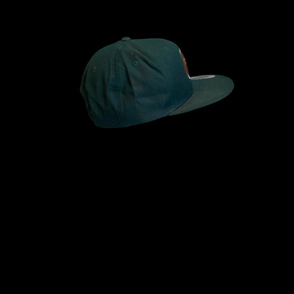 Alpha Bull Green Cap Adjustable Snap Back The Classics Yupoong - Picture 3 of 7